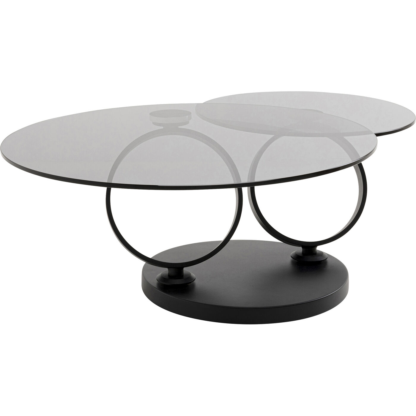 Стол кофейный Beverly Smoke Black 132x80cm KARE 70711