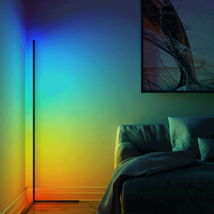 Торшер VIEL RGB Black by ImperiumLoft