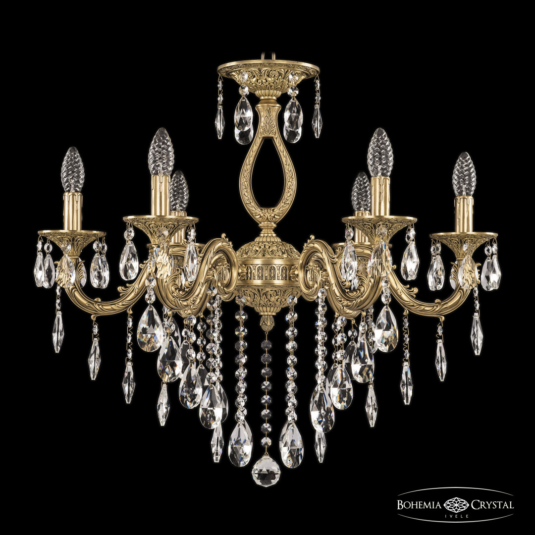 Люстра бронзовая с хрусталём 71301/6/210 B FP