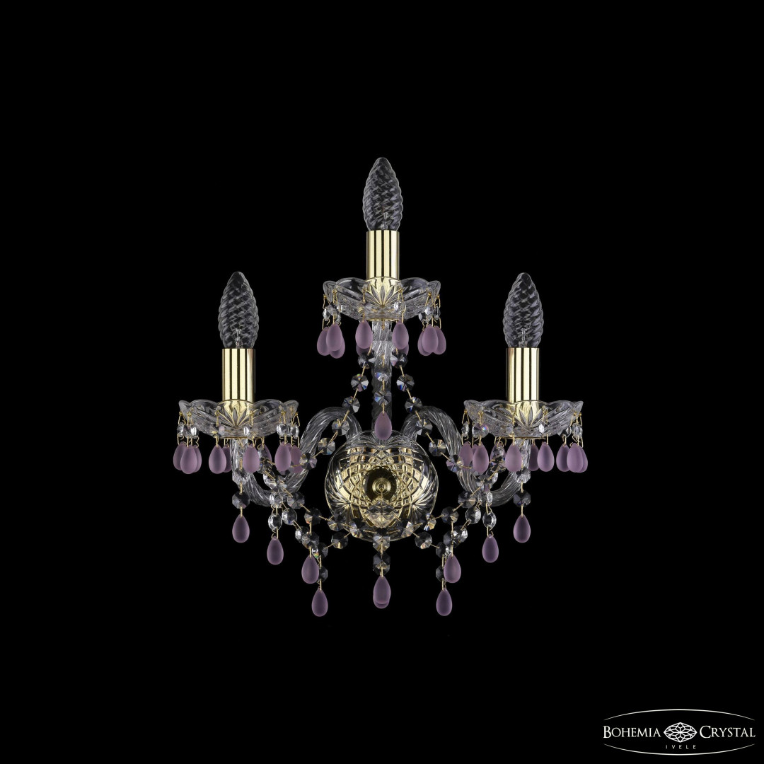 Бра хрустальные 1410B/2+1/141 G V7010 Bohemia Ivele Crystal