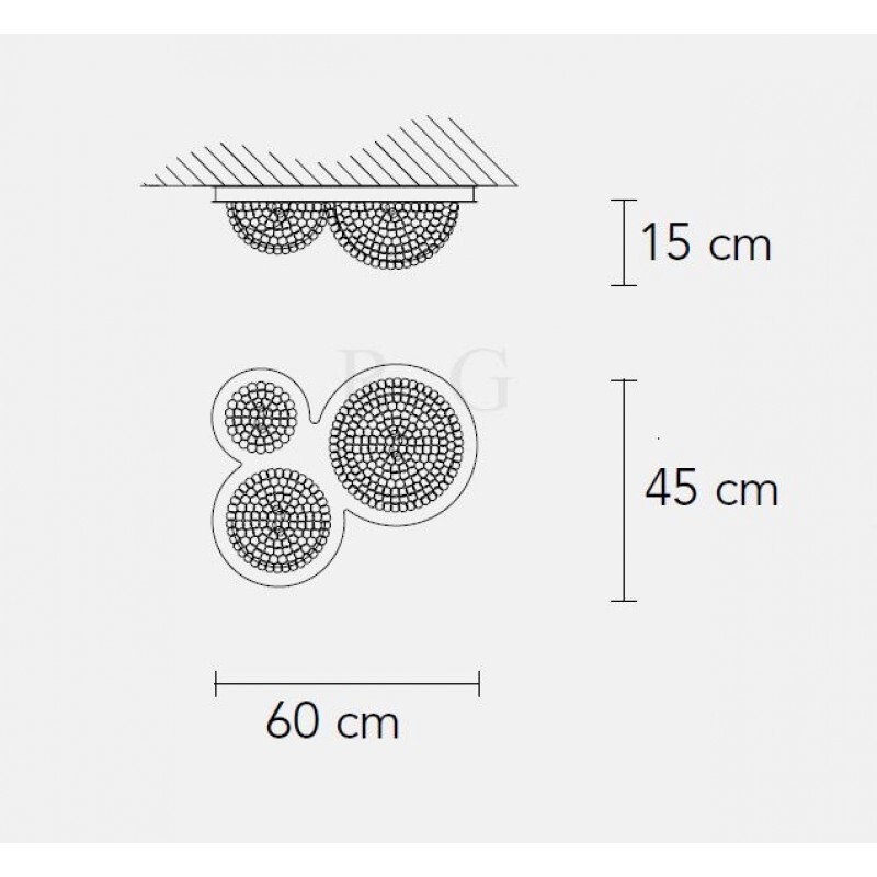 Потолочный светильник Masiero Bool PL3 P