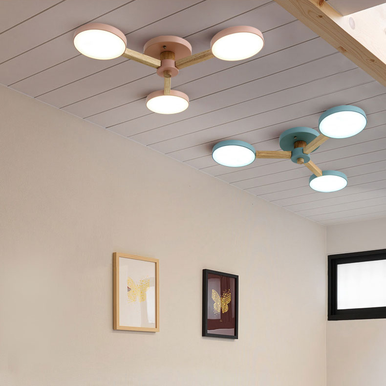 Потолочная люстра TURNA 3 Pink by ImperiumLoft