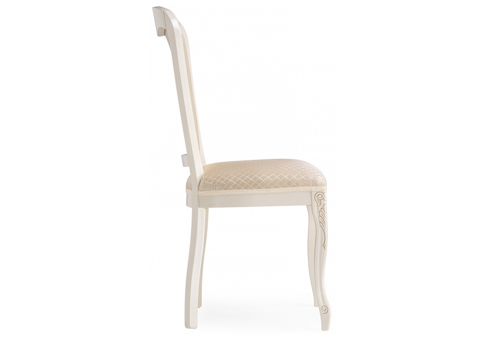 Стул деревянный Woodville Клето патина патина золото / слоновая кость 450685