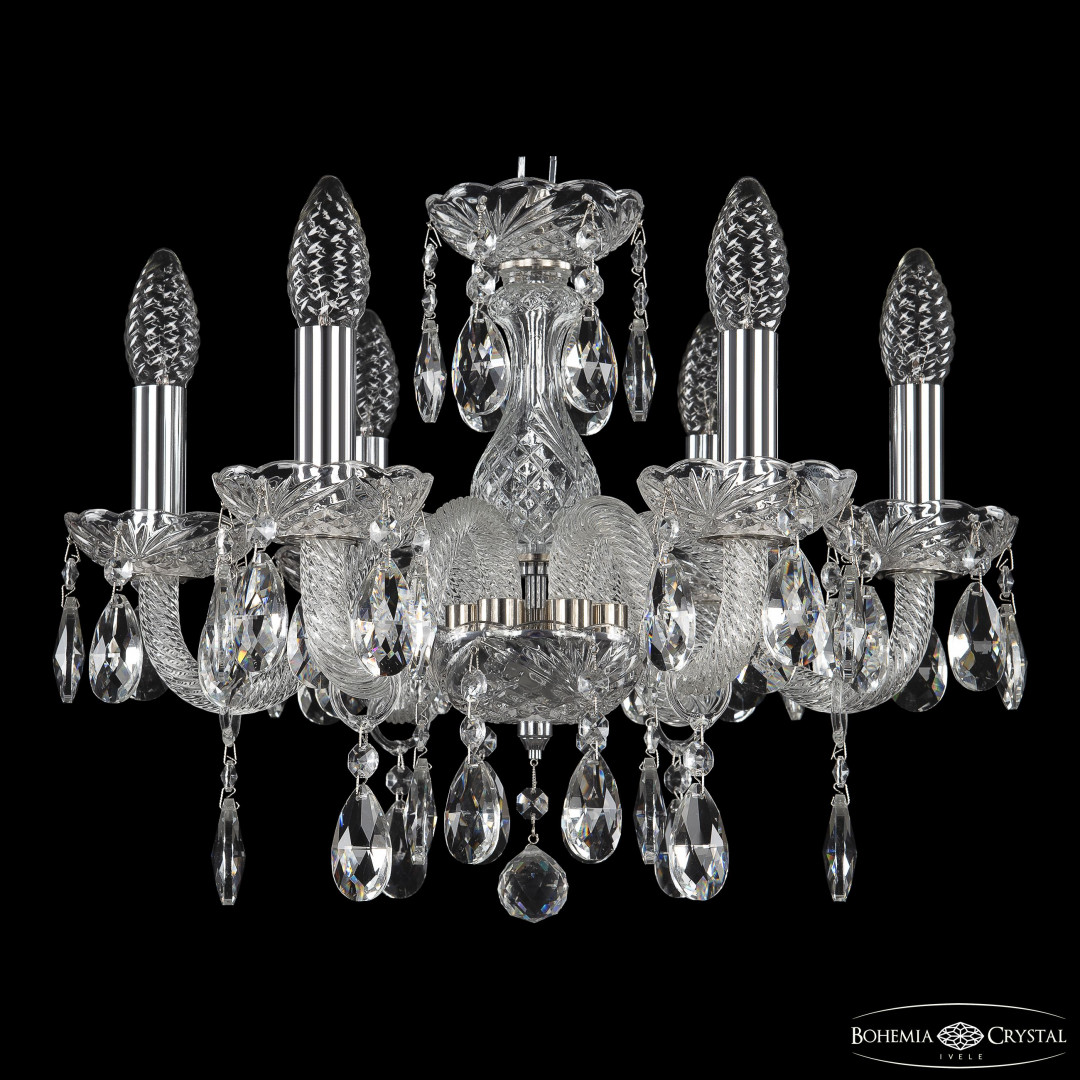 Люстра хрустальная 117/6/141 Ni Bohemia Ivele Crystal