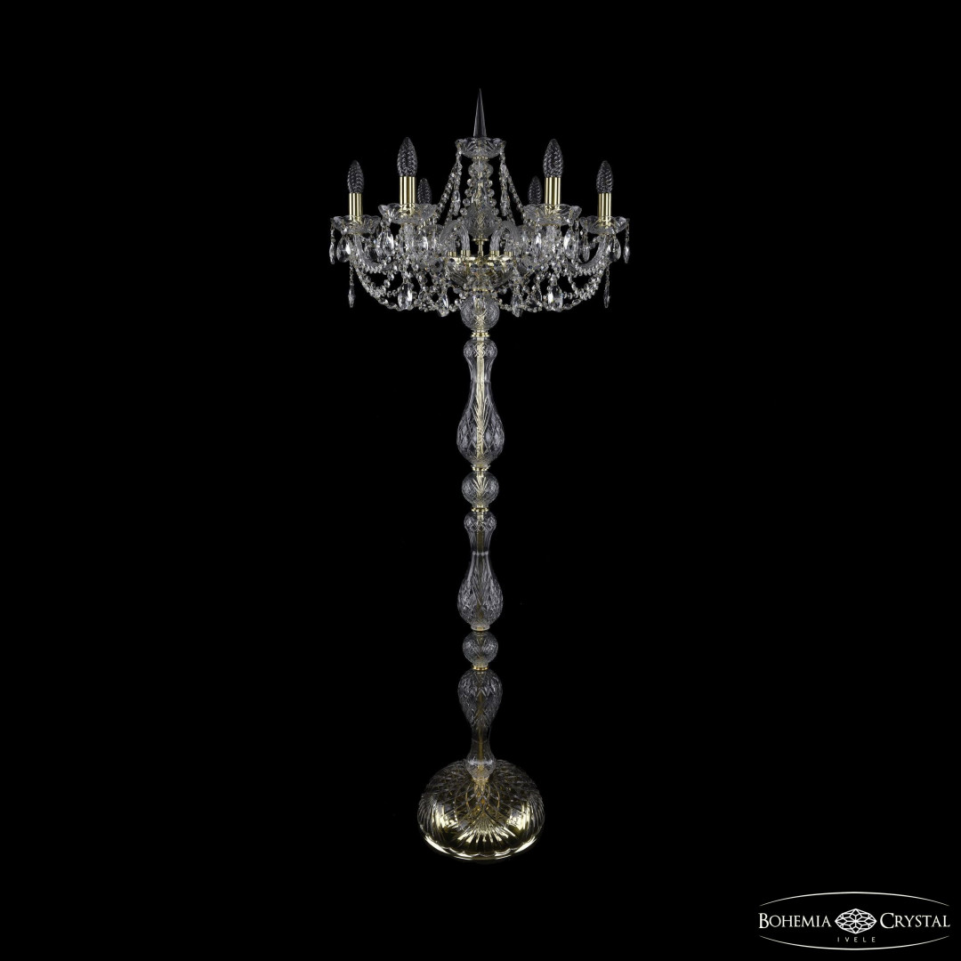 Торшер хрустальный 1406T1/6/195-160 G
