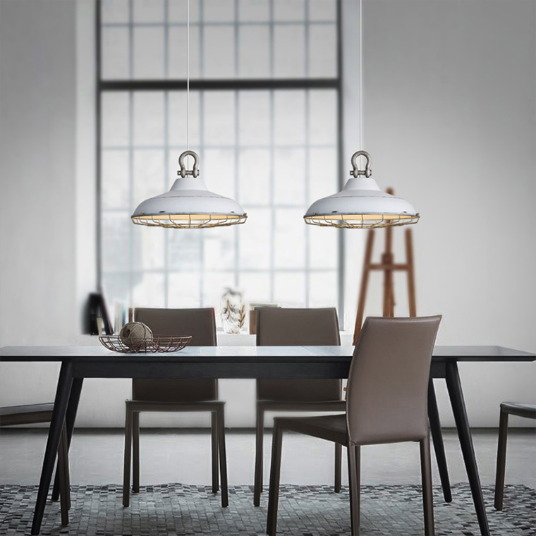 Подвесной лофт светильник SMМ Белый by ImperiumLoft