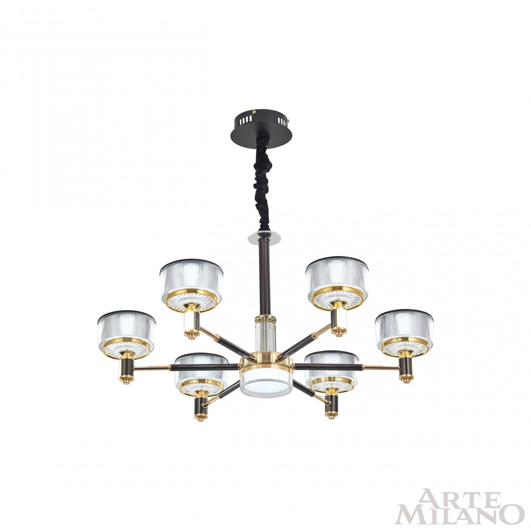 Люстра светодиодная 276210/6 BK/GD Arte Milano