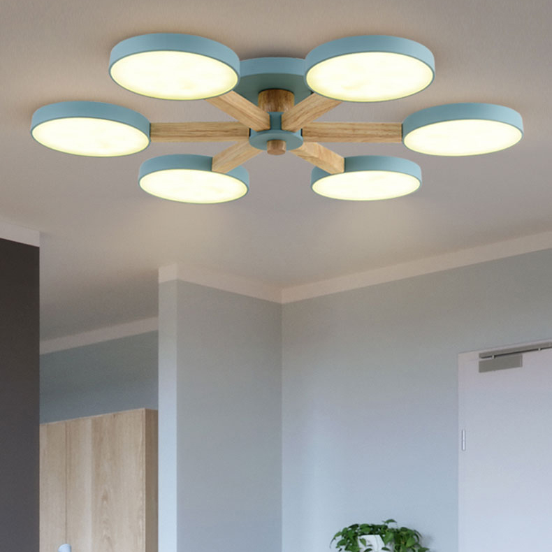 Потолочная люстра TURNA 3 Gray by ImperiumLoft