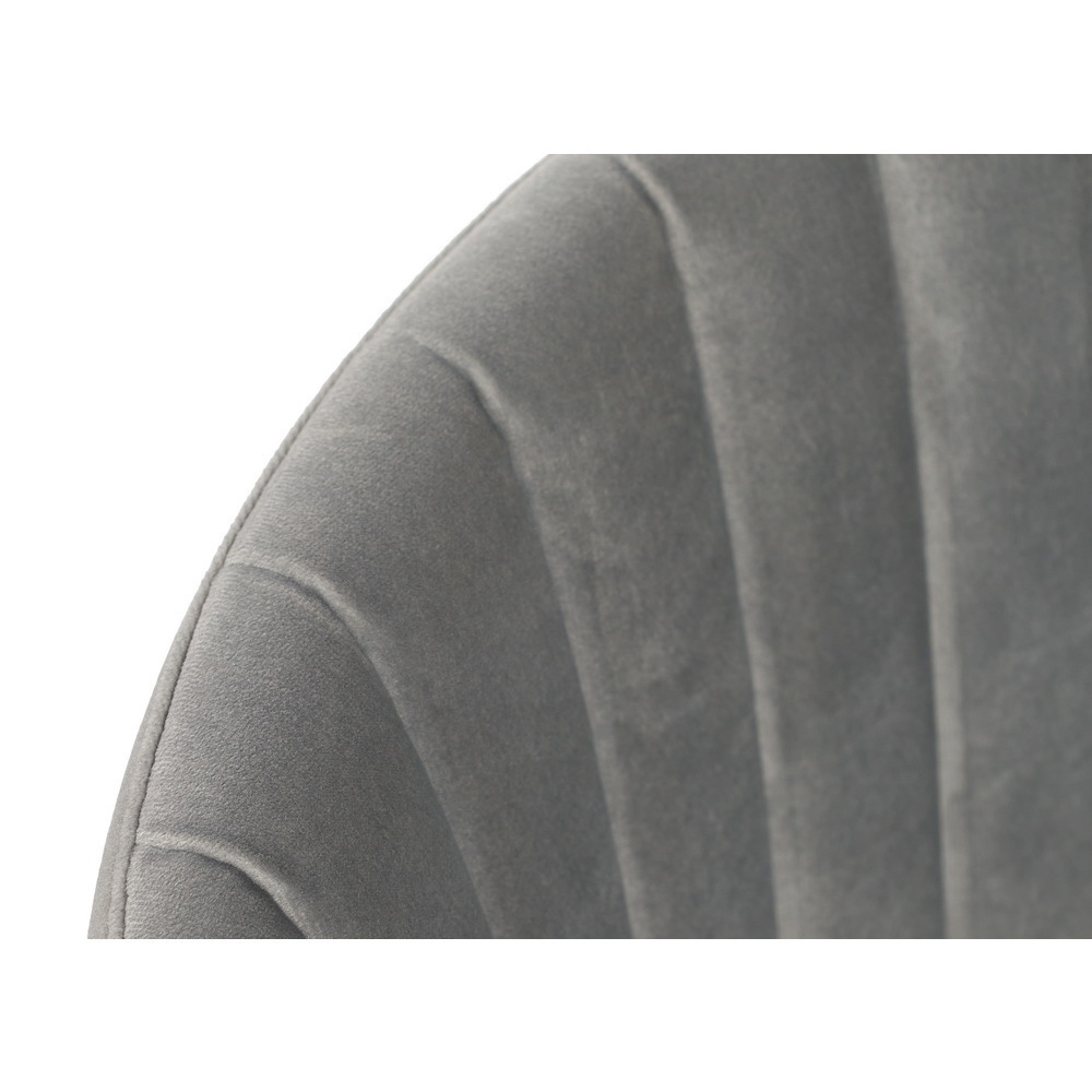 Стул Turin серый с чёрными ножками Bradex Home FR 0341
