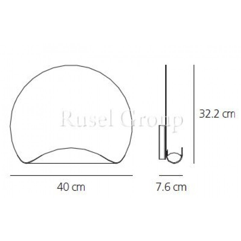 Настенный светильник Artemide DINARCO
