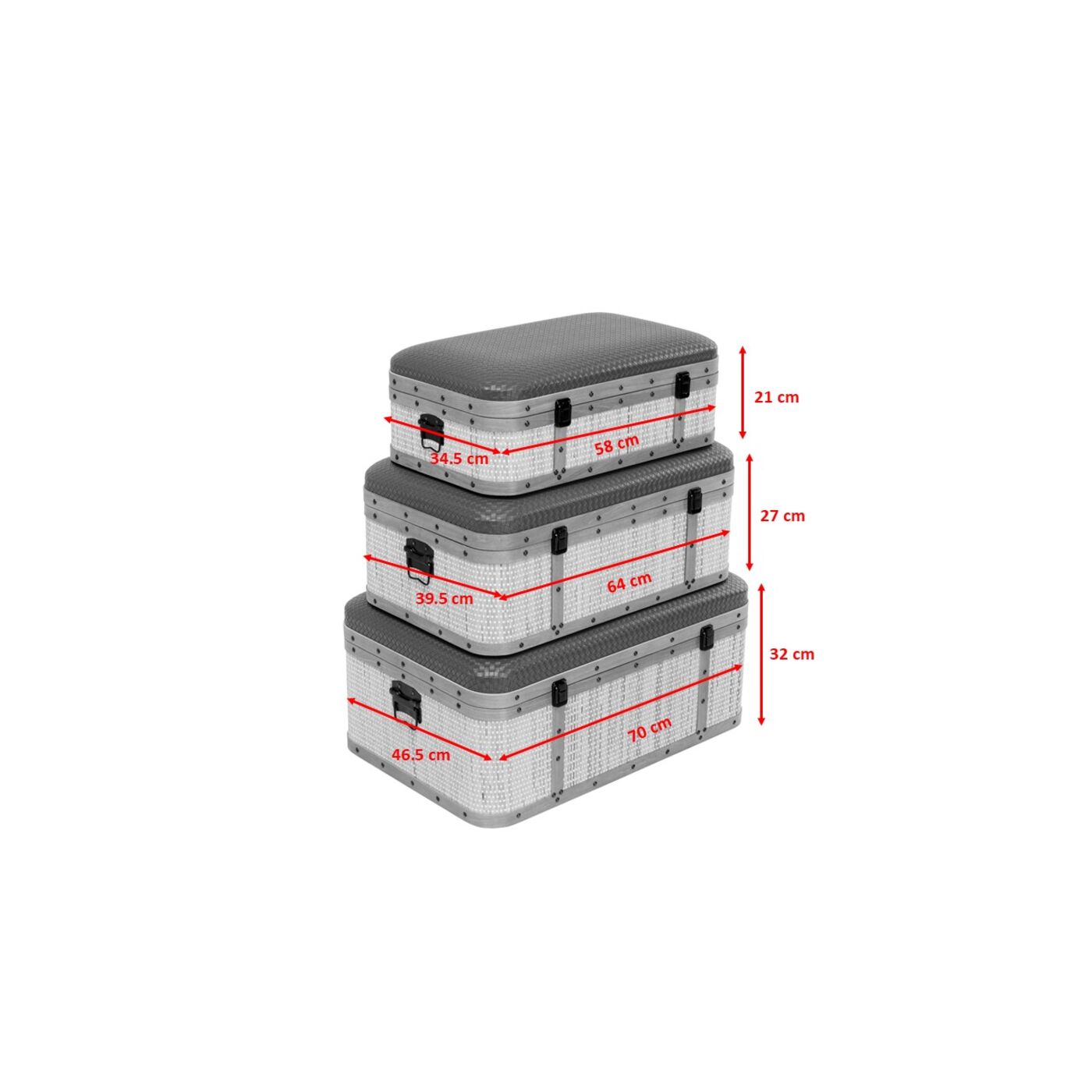 Сундук Viaggo (3/Set) KARE 70511