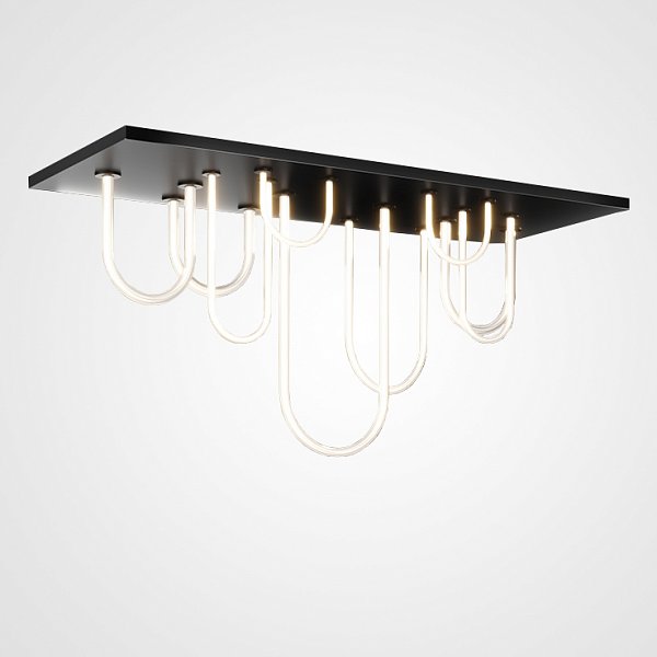Потолочная люстра HILARY B L150 Black by ImperiumLoft