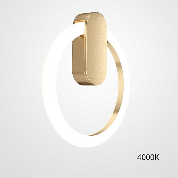 Настенный светильник GINA WALL D40 Brass 4000К by ImperiumLoft