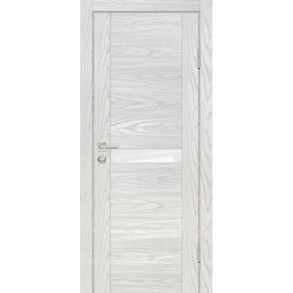 Межкомнатная дверь Graf PSM-3 белоснежный лакобель Дуб скай бежевый (1900 х 550)