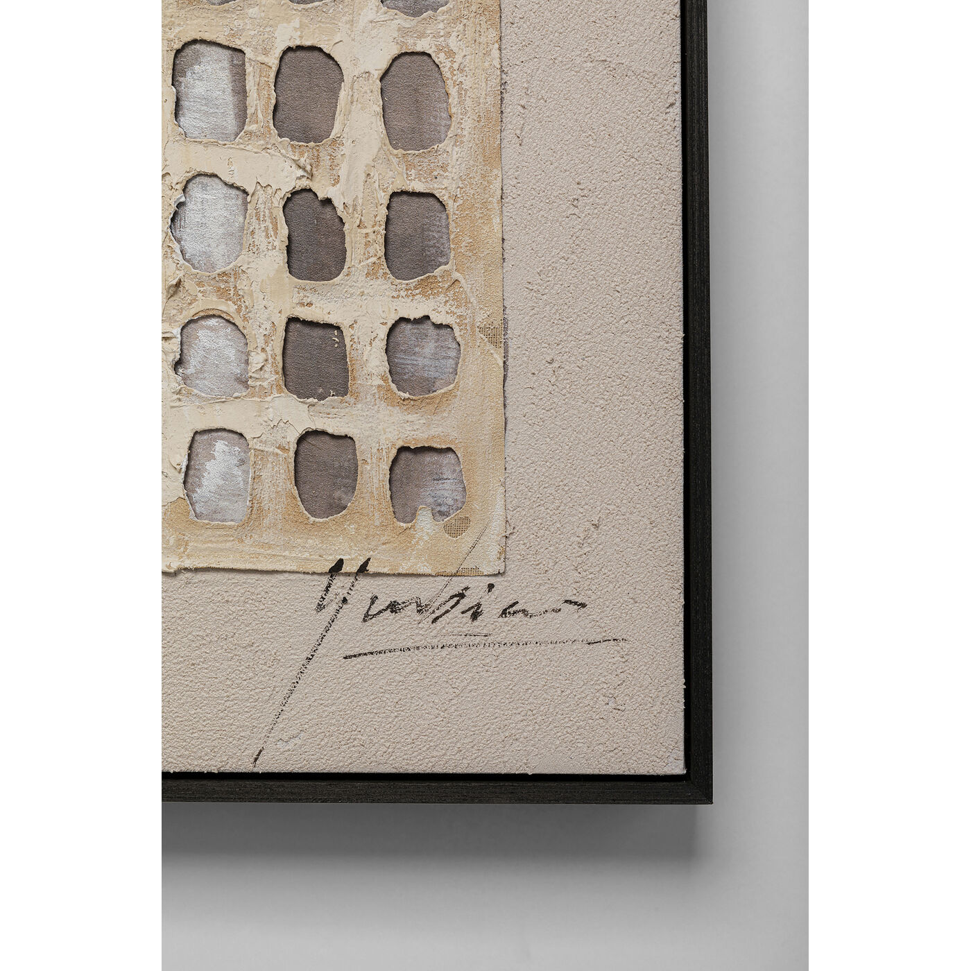 Картина в раме Glitter Curtain 120x90 см KARE 56154