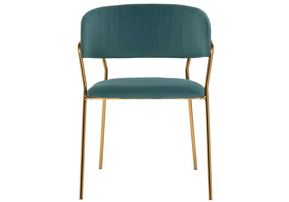Стул Woodville Kamelia green / gold 11778
