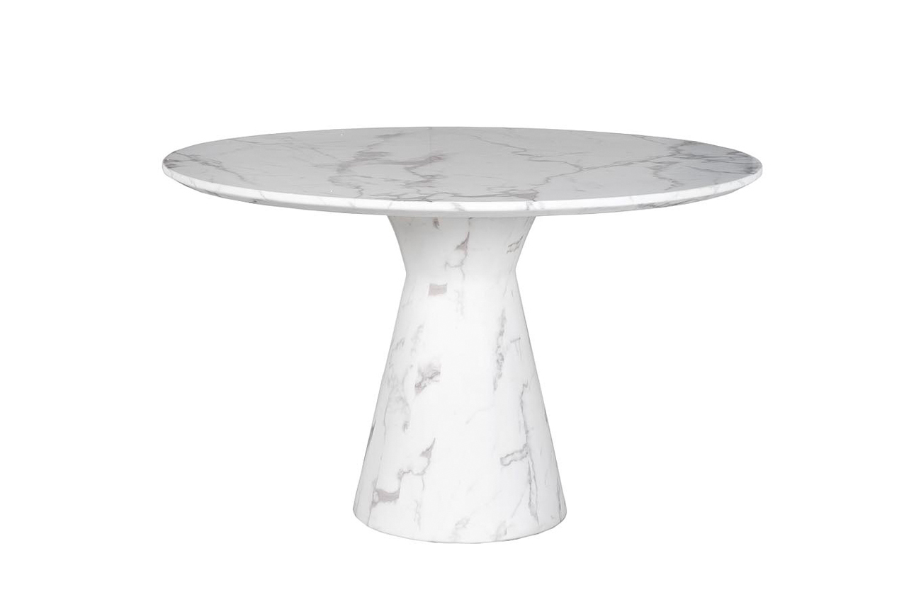 Стол обеденный круглый белый Garda Decor 33FS-DT120-WH