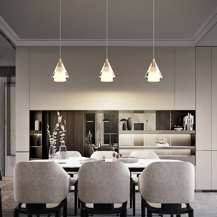 Подвесной светильник SOLDIS TRIO Black by ImperiumLoft