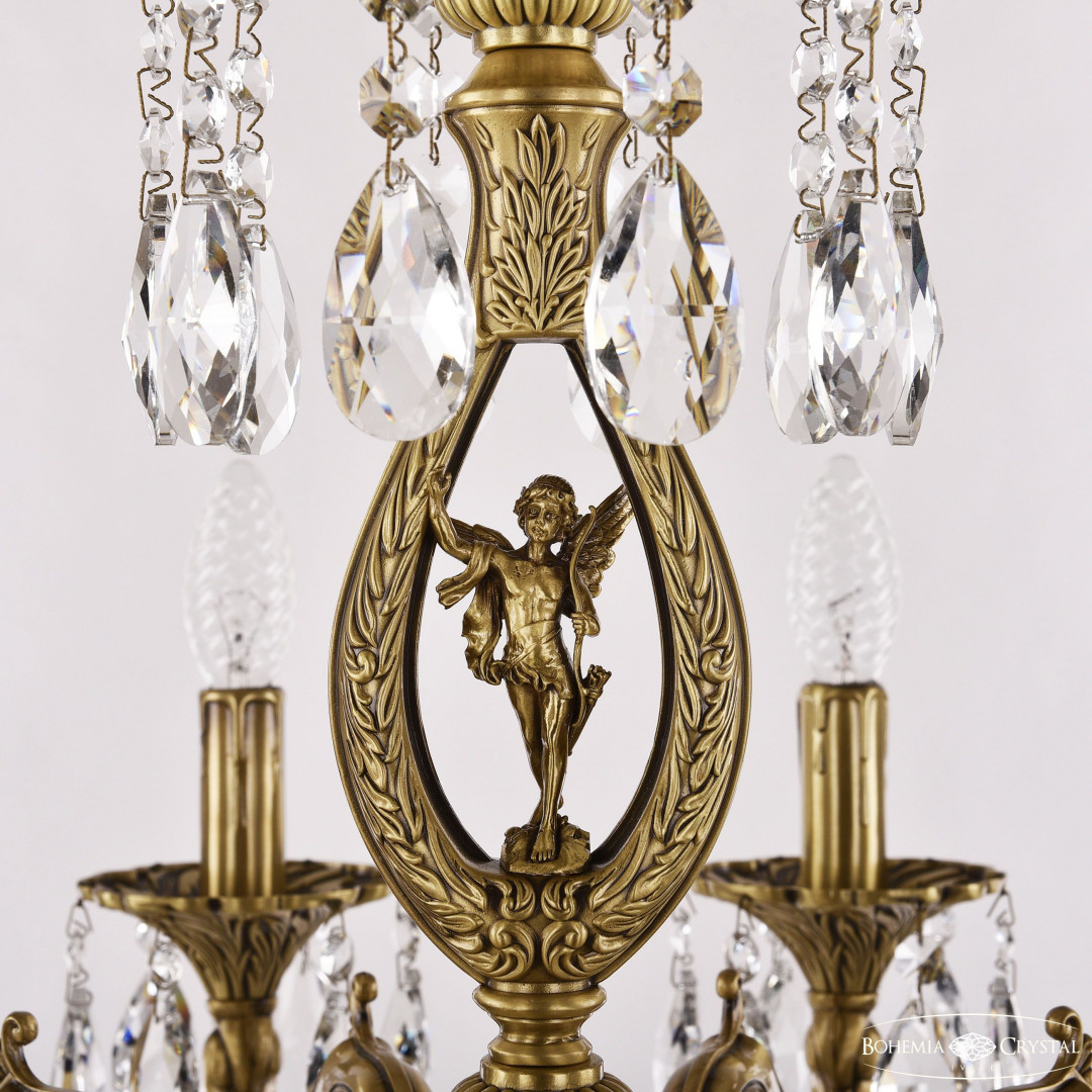 Люстра бронзовая с хрусталём 72402/10/210 B FP FA5S