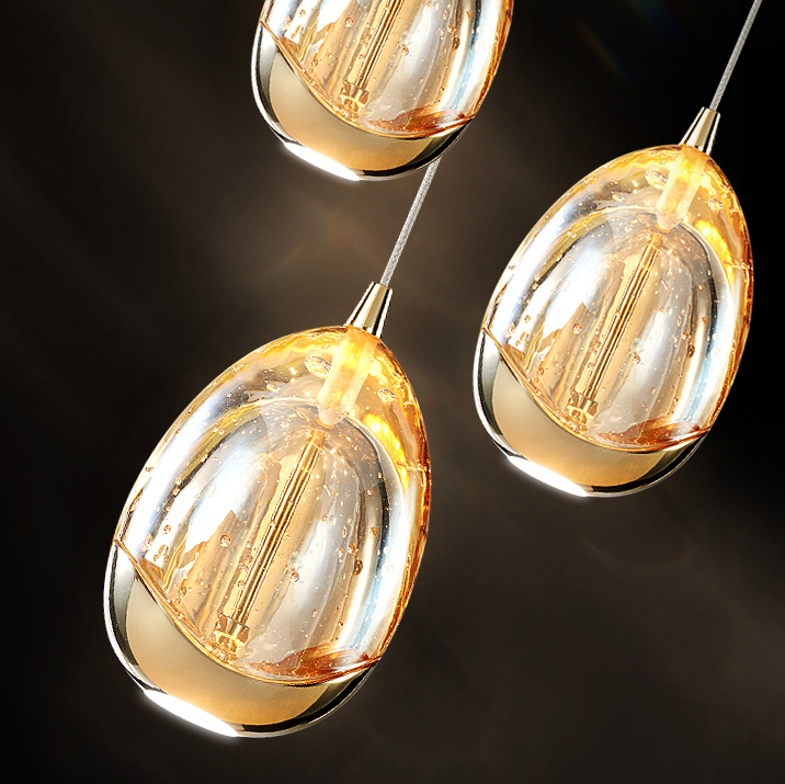 Подвесной светильник LENITA MORE L3 Gold by ImperiumLoft