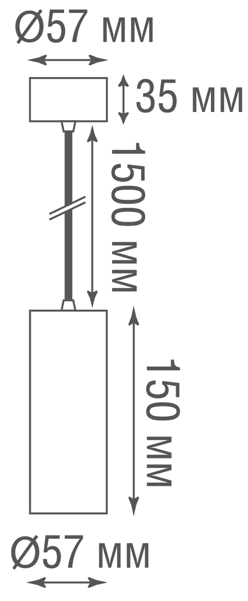 Светодиодный светильник подвесной Donolux DL18895R15W1W S