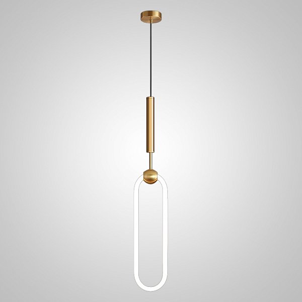 Подвесной светильник FINNUR B H40 Brass by ImperiumLoft