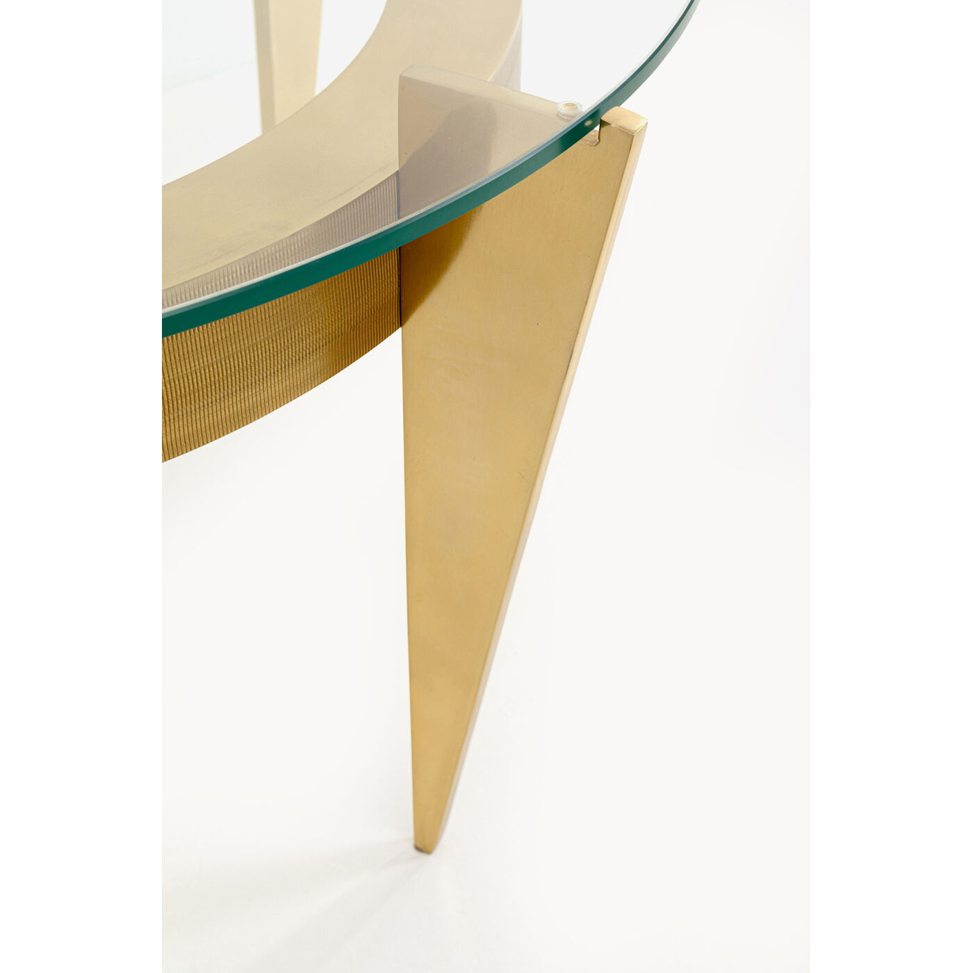 Стол приставной Nino Gold Ø77cm KARE 71291