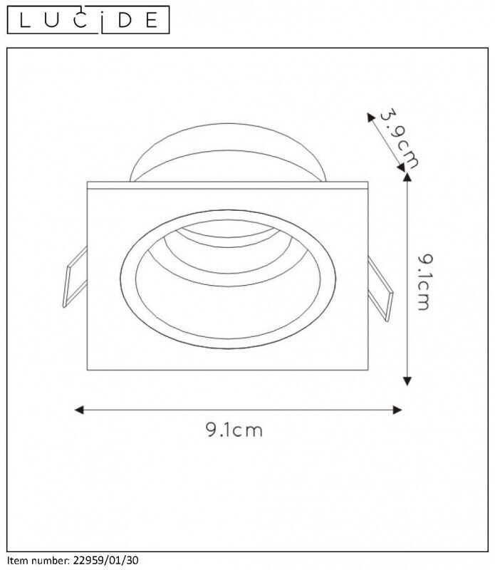 Встраиваемый светильник LUCIDE 22959/01/30