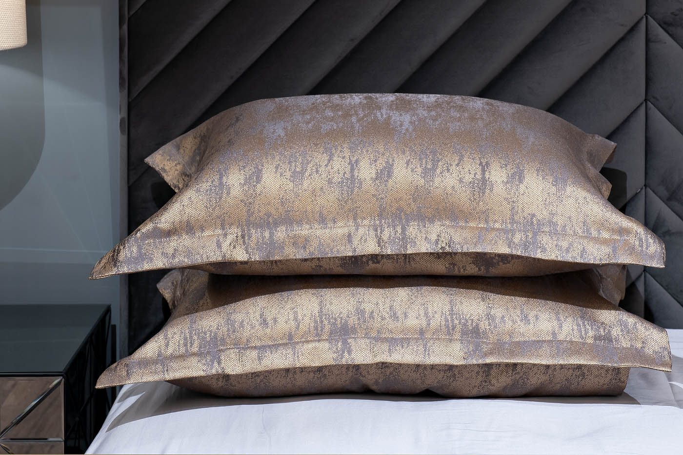 Комплект из 2х декоративных наволочек HOUSTON 50х70см золотой Garda Decor 121GD-10001