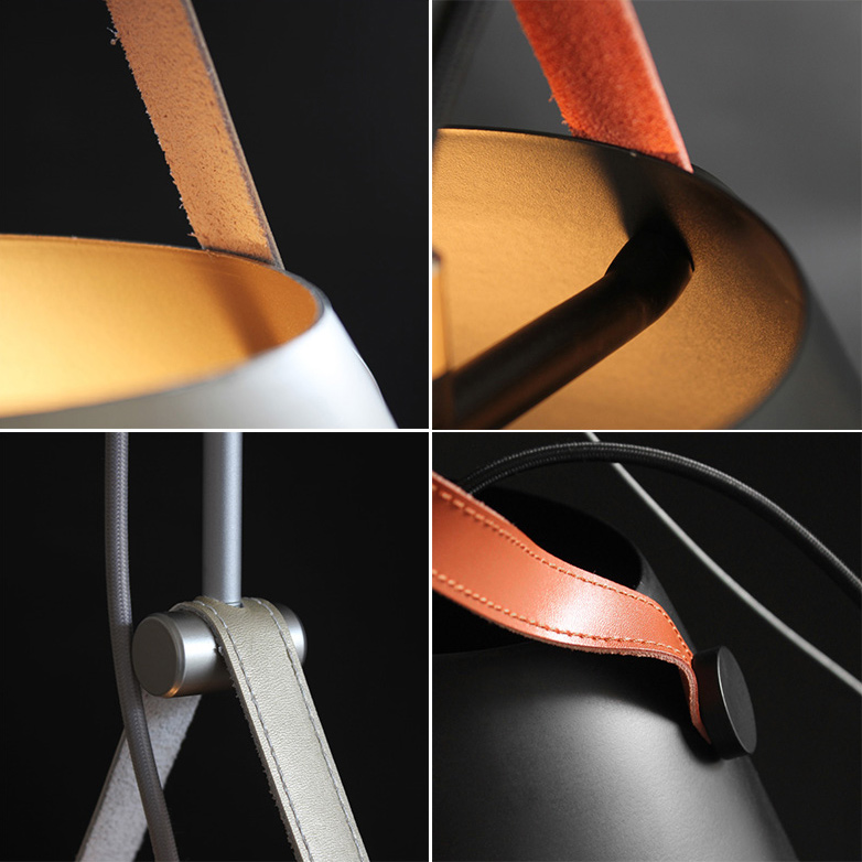 Подвесной светильник Strap A L3 Black by ImperiumLoft