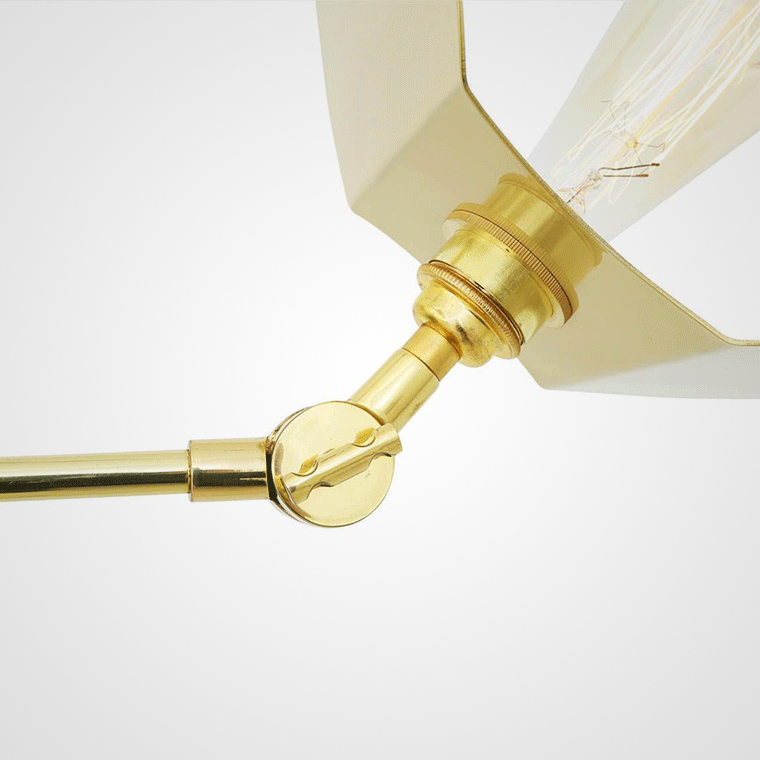 Подвесная люстра Emioni Chandelier Polished Brass by ImperiumLoft