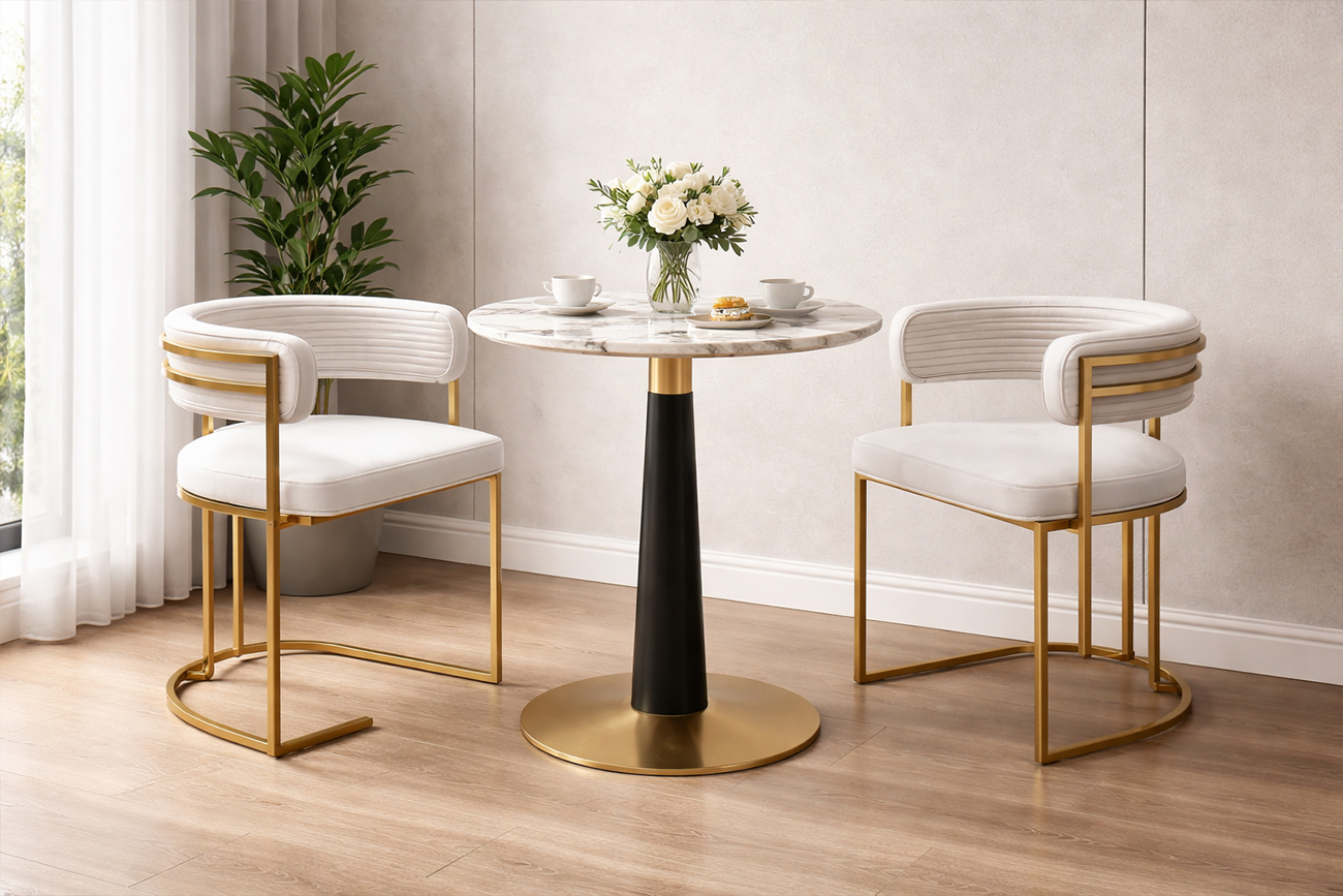 Стул велюр светло-серый/матовое золото 60*55*73 Garda Decor GY-85040