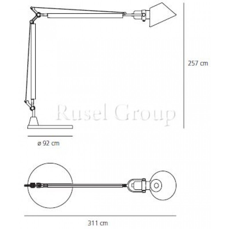 Уличный светильник Artemide TOLOMEO XXL