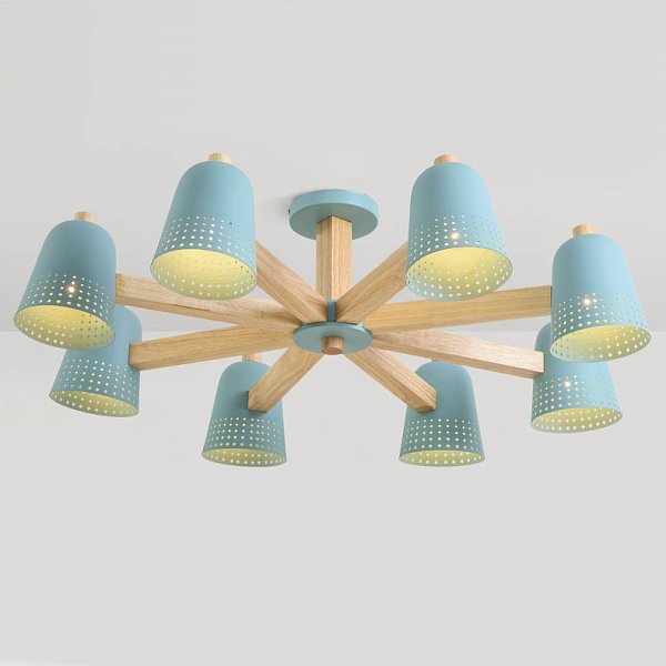 Люстра на штанге TRACERY 8 lamps by ImperiumLoft