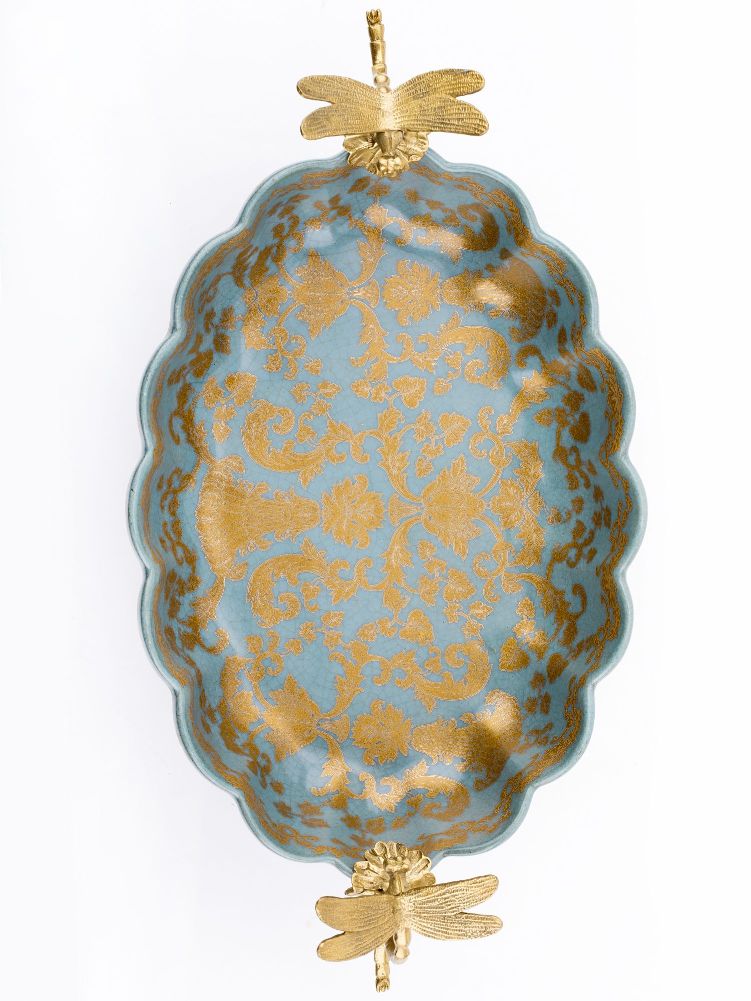 Чаша со стрекозами Glasar 31G2201/D912HC/NB4199