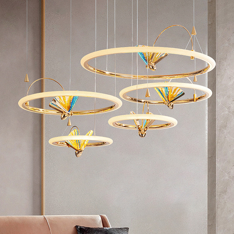 Подвесная люстра AMELIS RING D60 by ImperiumLoft