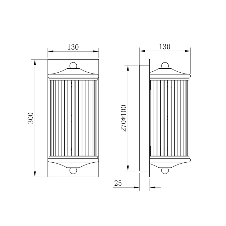 Настенный светильник  Delight Collection Glorious 1 brass