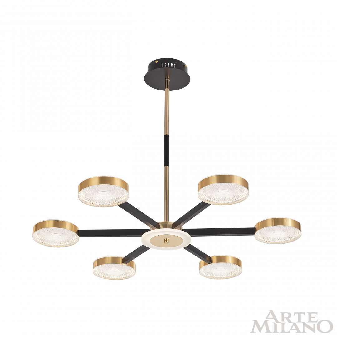 Люстра светодиодная 272079/6 BK/GD Arte Milano