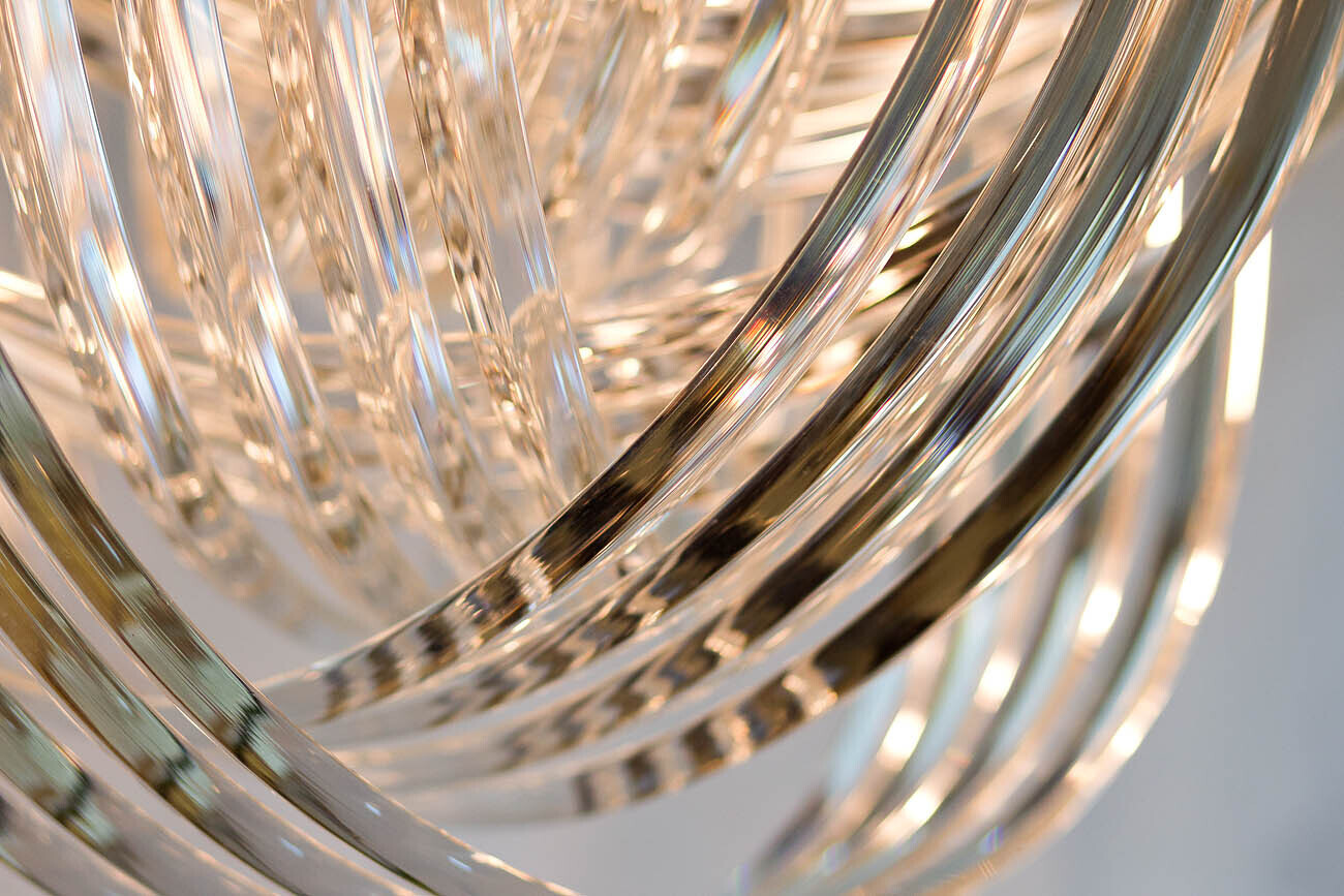 Люстра изящная стекло (хром) Garda Decor 20MD3279-6