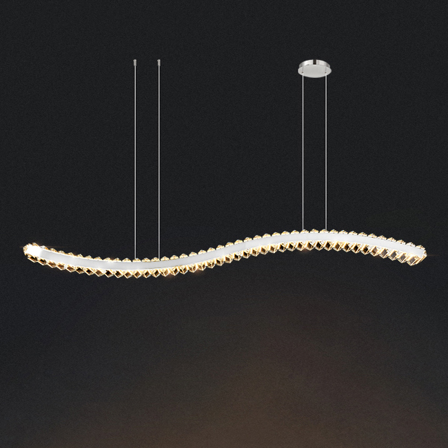 Подвесной светильник BERTOLDA W A L100 Chrome by ImperiumLoft