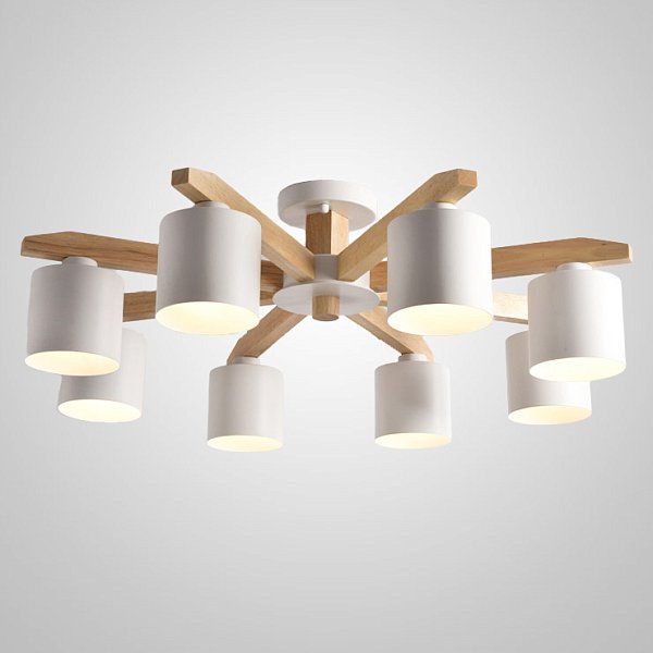 Потолочная люстра CRISS L8 White by ImperiumLoft