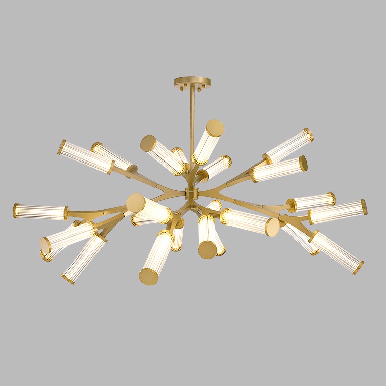 Подвесная люстра RAMOSE В24 Золото by ImperiumLoft