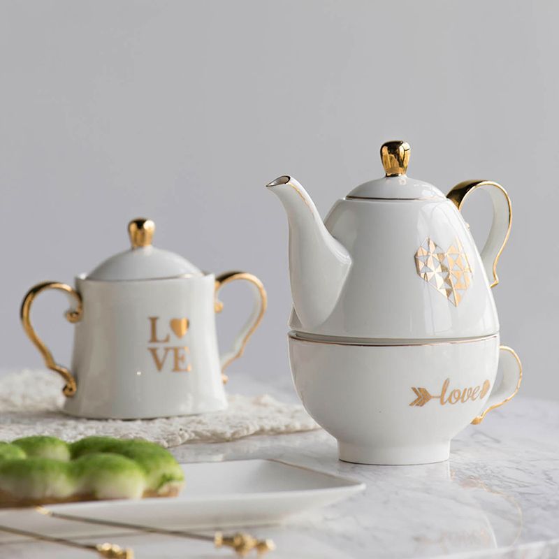 Чайник с чашкой Glasar 1656