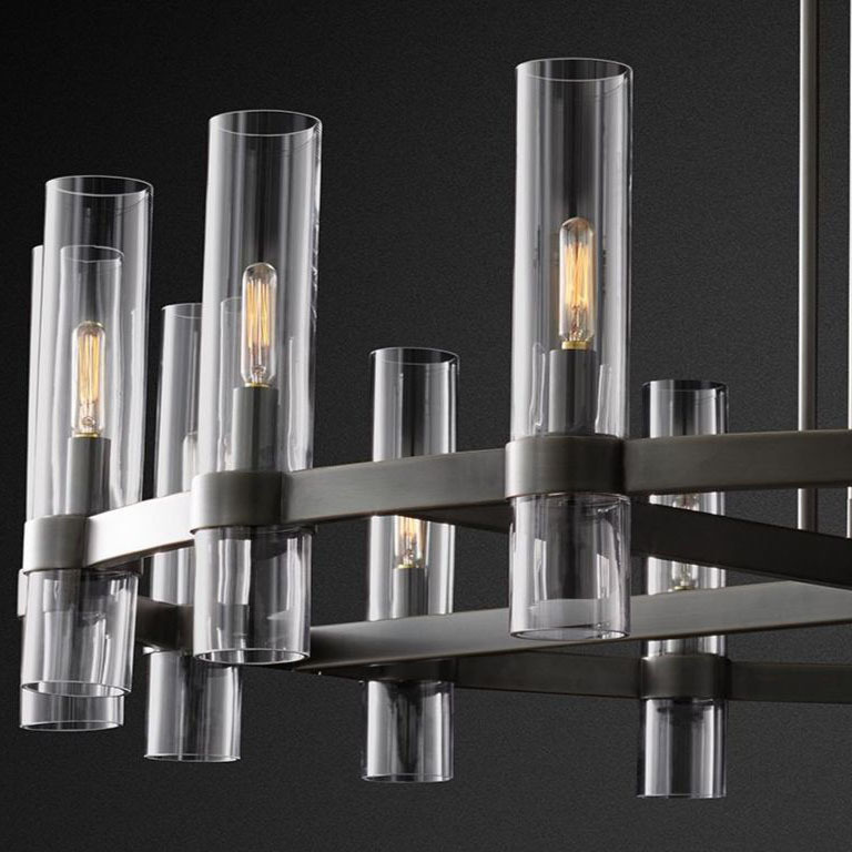 Люстра Restoration Hardware Ravelle Round 48" Bronze