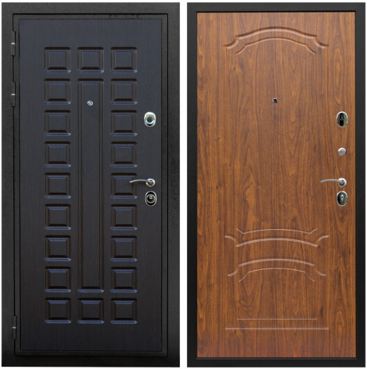 Дверь входная Graf Триумф МДФ 16 мм ФЛ-183 Венге / МДФ 16 мм ФЛ-140 Мореная береза