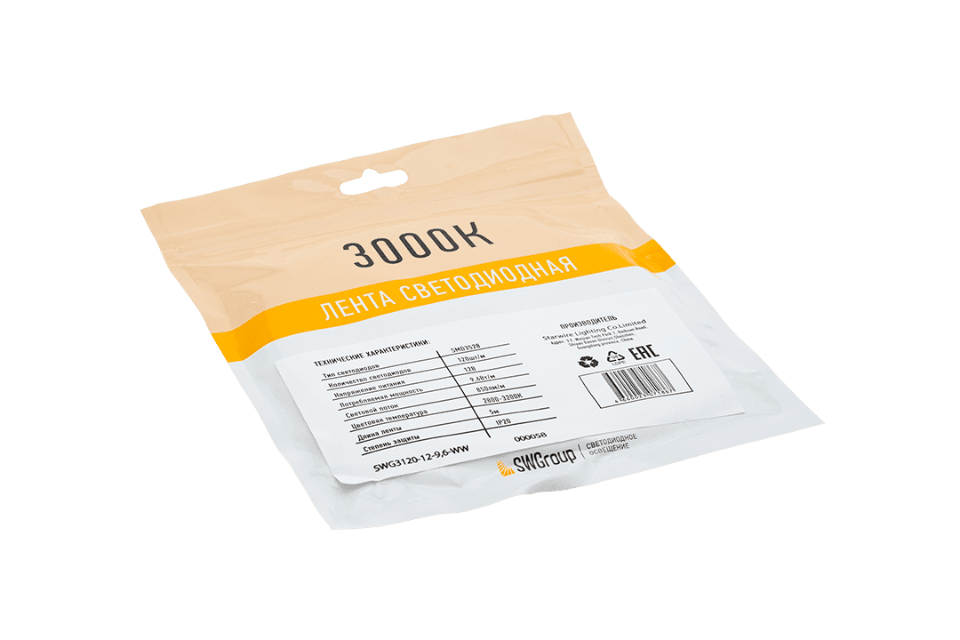 Лента светодиодная SWG SWG3120-12-9.6-WW