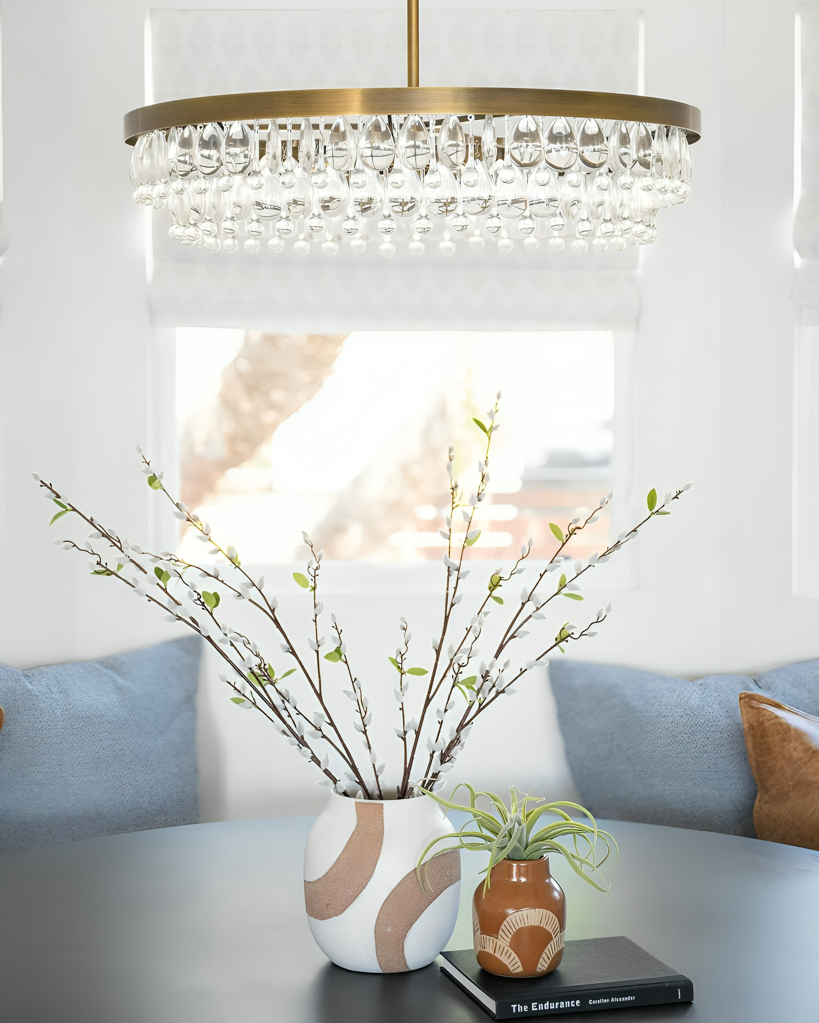 Золотая круглая люстра Асуан Louvre Home LHLCH091023SWL