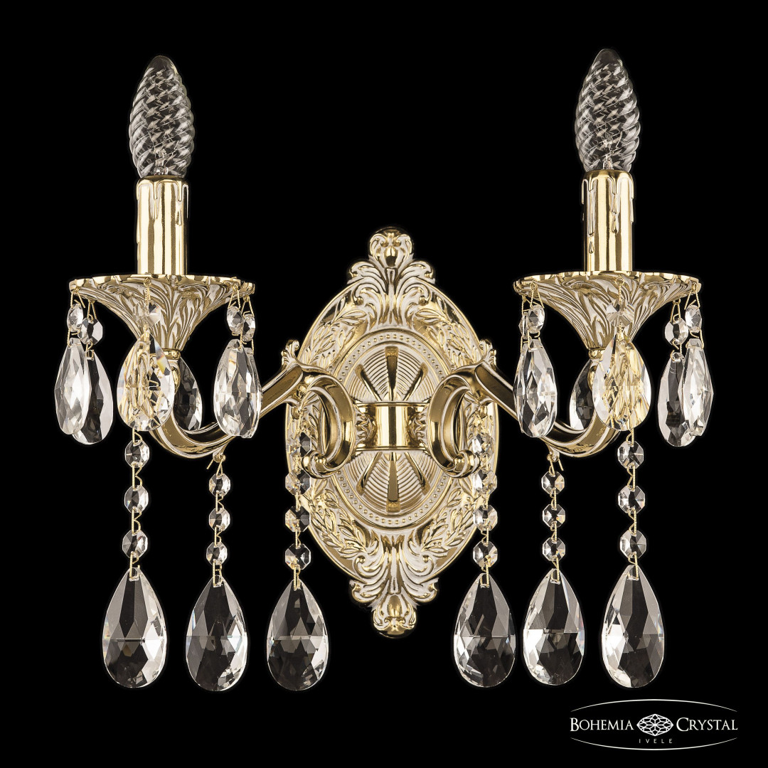 Бра бронзовые с хрусталём 7202B10/2/175 A GW