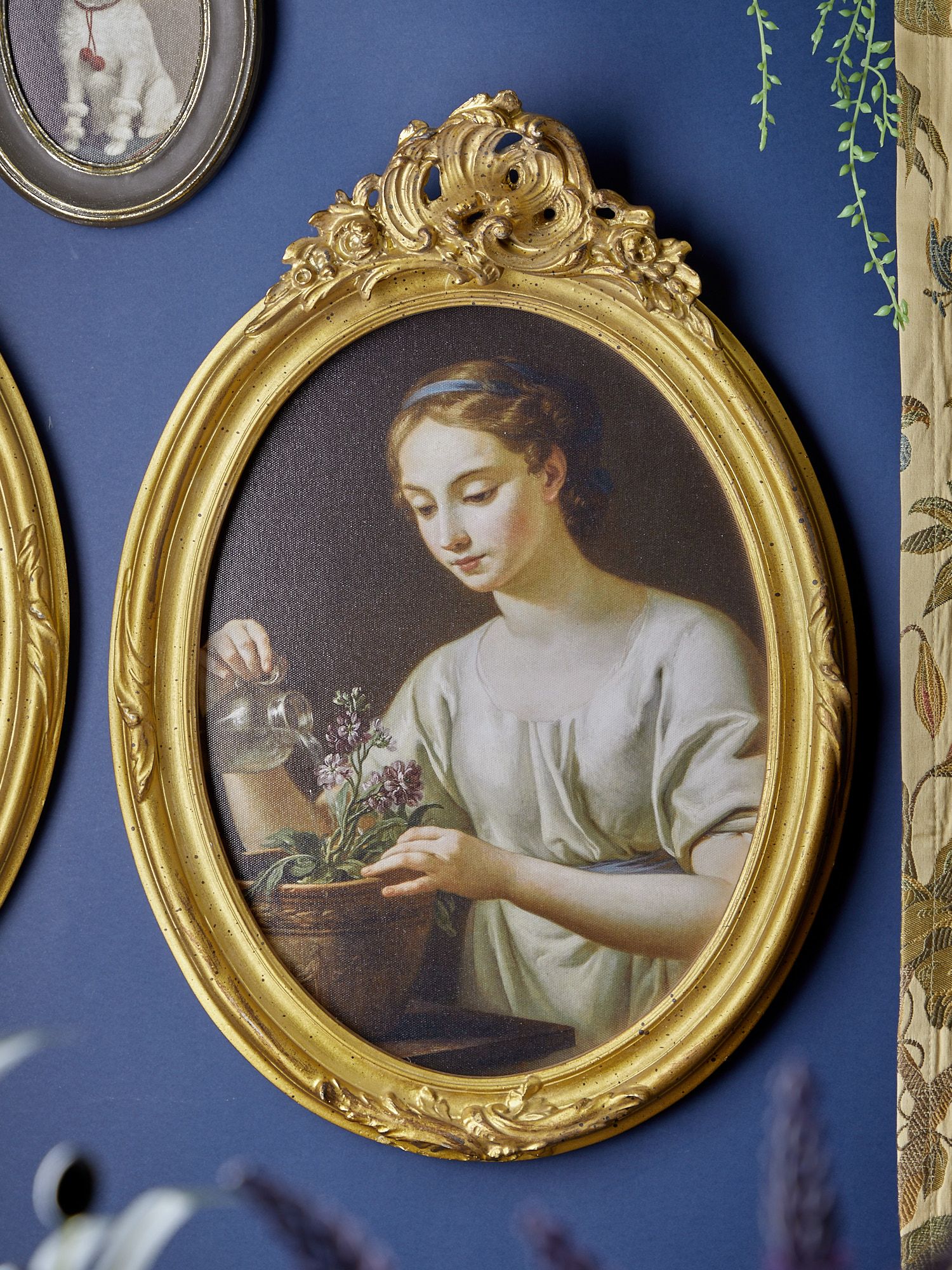 Картина настенная Девушка, под старину, масло Glasar 28-722