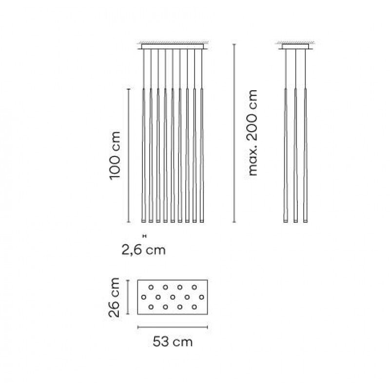 ПОДВЕСНОЙ СВЕТИЛЬНИК VIBIA Slim 0937